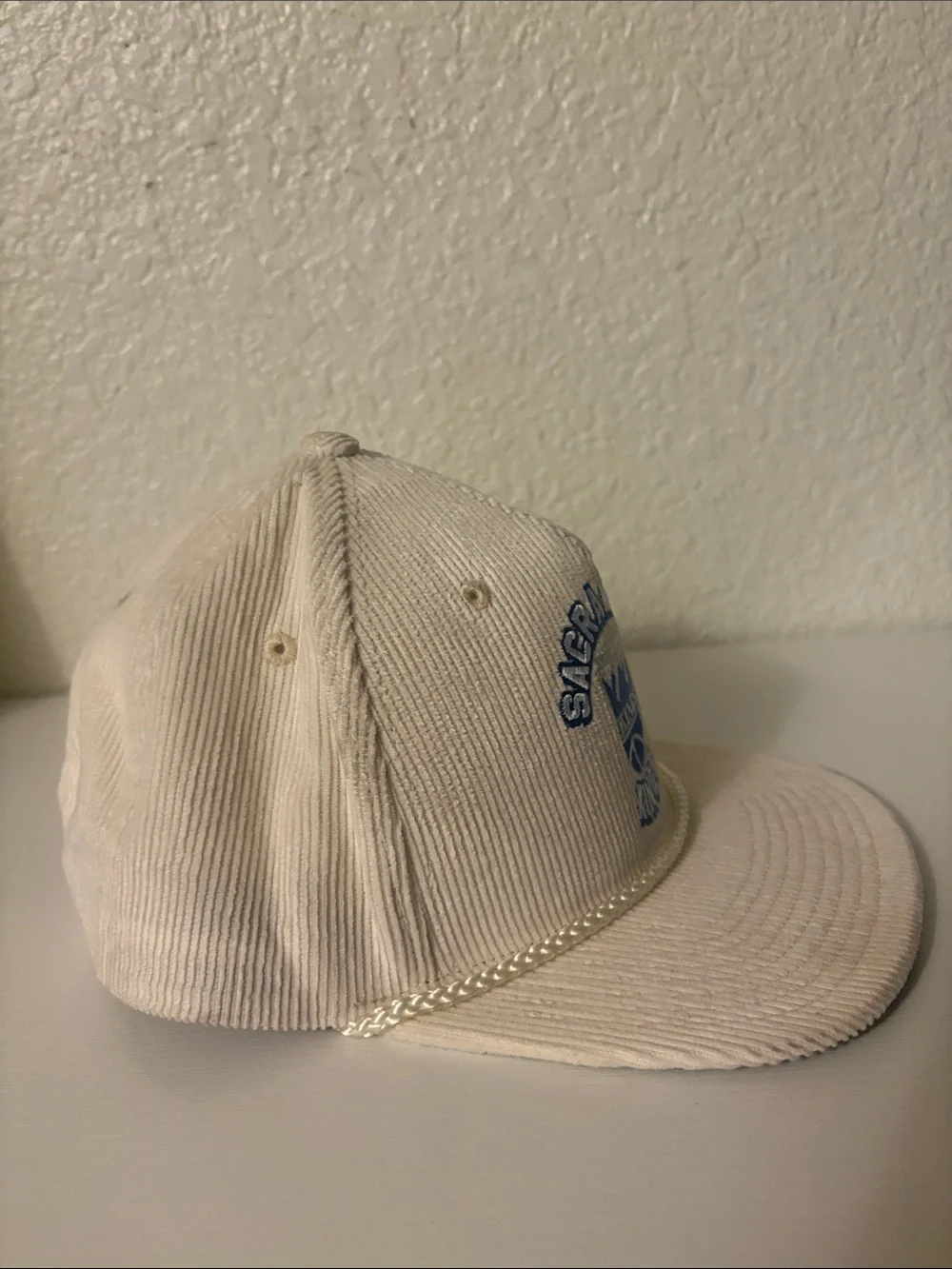 King Sacramento White Corduroy Hat